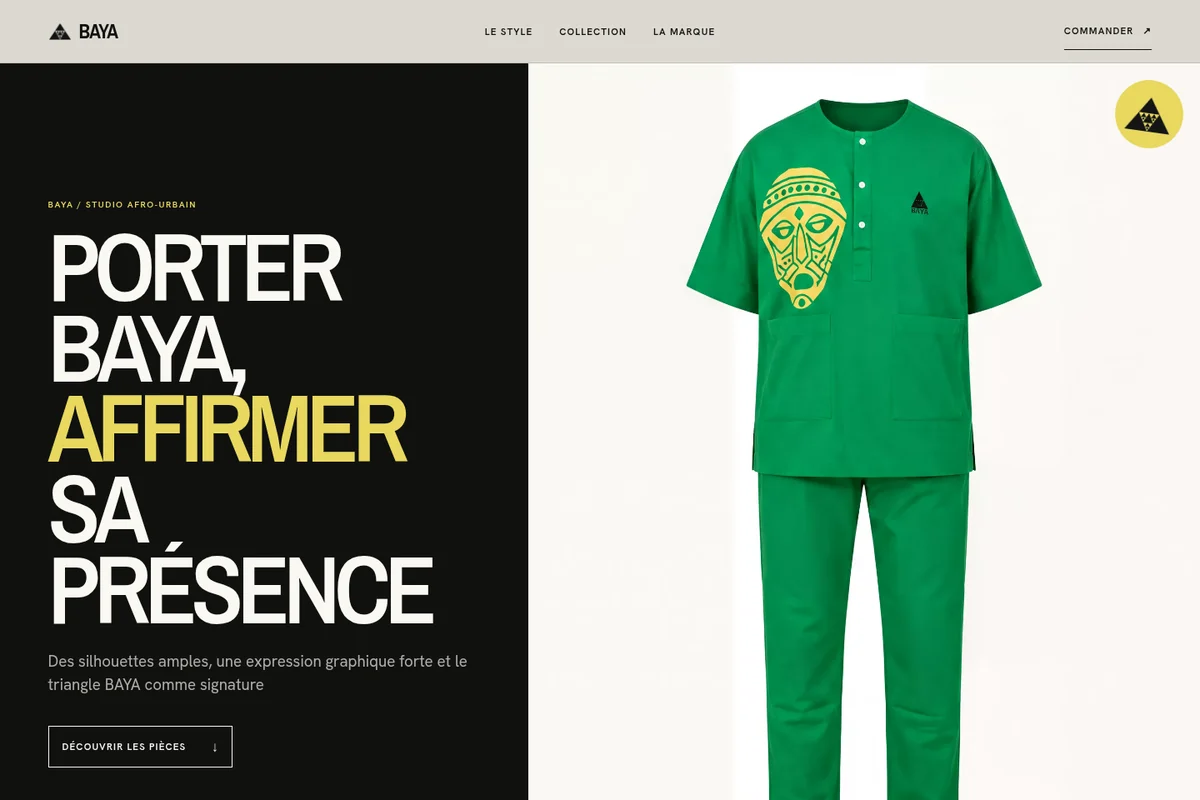 Site web de BAYA